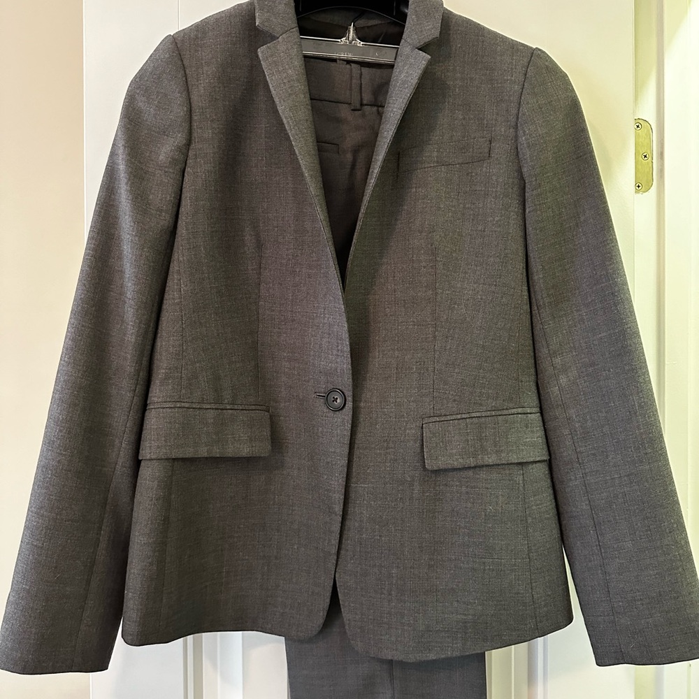 J Crew grey suit